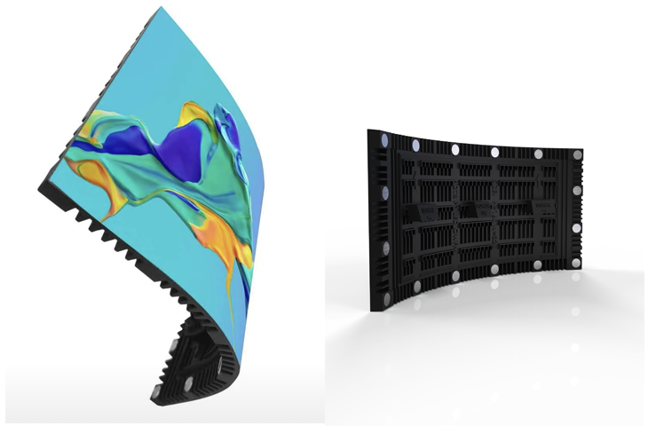 高清戶外軟模組異型屏